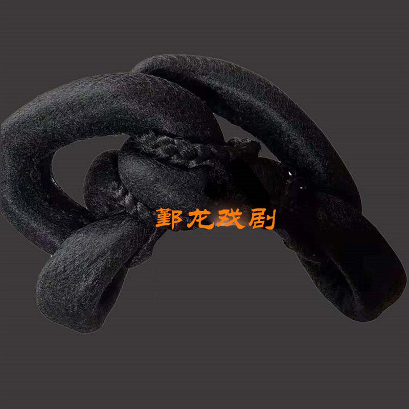 戏剧新款古装越剧黄梅戏假发发包发髻舞台造型花旦盘发垫装饰