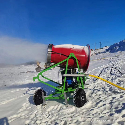 小区园林雪景用人工造雪机 60型雾炮式喷雪机 商用游乐滑雪场造雪