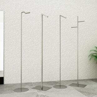 服装店正挂立式挂版货架样衣展示架不锈钢衣架落地式货架橱窗道具