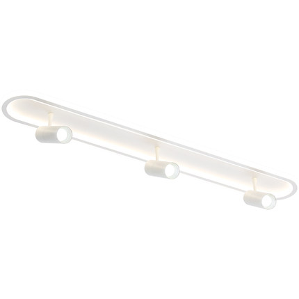 明装射灯店铺商用长条过道走廊灯客厅无主灯背景墙照明led天花灯