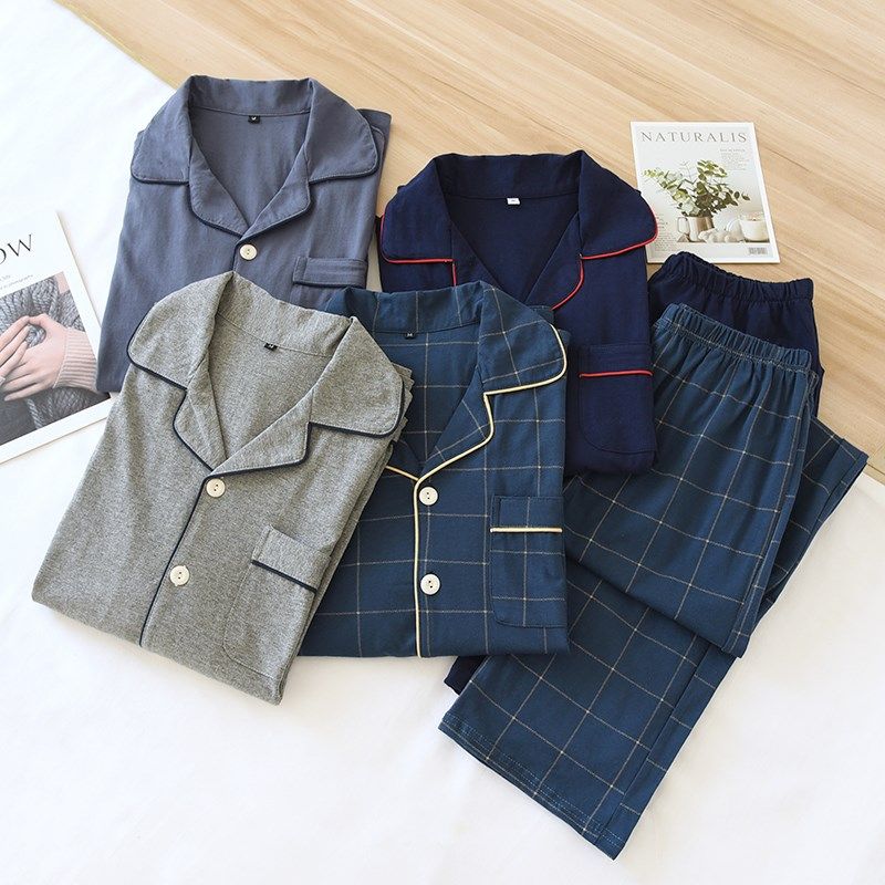 睡衣男秋季2024年新款纯棉长袖春秋款男士睡衣大码家居服套装,女士内衣/男士内衣/家居服,睡衣/家居服套装,淘宝优惠券,粉丝福利购,淘宝优惠卷