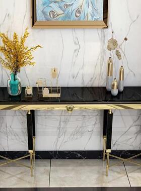 轻奢大石关台简玄约现代新中式条几靠墙入条71295案桌客厅户理玄
