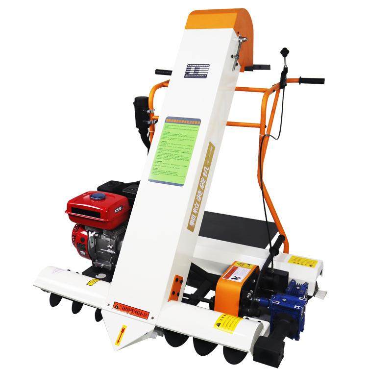 收谷机QNB袋双通道双粮收谷打包自走粮食集机自动食装袋机收厂家