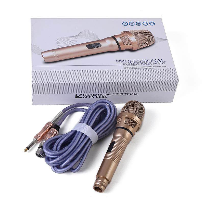 乐新家9100A庭娱K歌厂话筒有线动圈麦款克风KTV舞台演出手持话筒