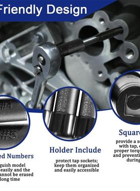 0500/丝锥7套36370筒组与1/4“和38”传动装置配合使用