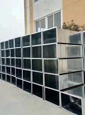 饭镀锌共板法兰烟风管不锈钢风管角铁法方兰管消防排烟店319排风