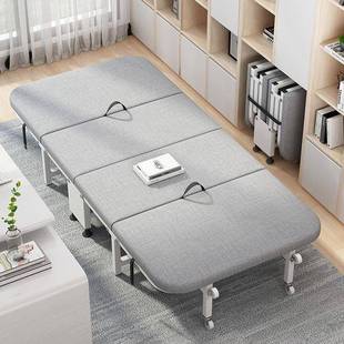 四折叠休叠单床人床医院陪折护简易IHM午休海绵木板四折折叠床直