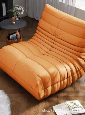 毛毛懒人虫沙发可OVZ躺沙可睡卧室阳台榻榻s米单人发in风网红沙发