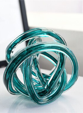 每周一三五10点上新/北欧简约彩色玻璃麻团摆件家居桌面装饰H4-4