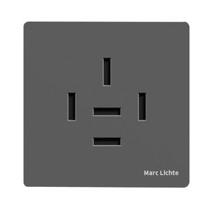 灰色三相五线插座380v三相电五线工业插头25a32a空调五芯五孔440V