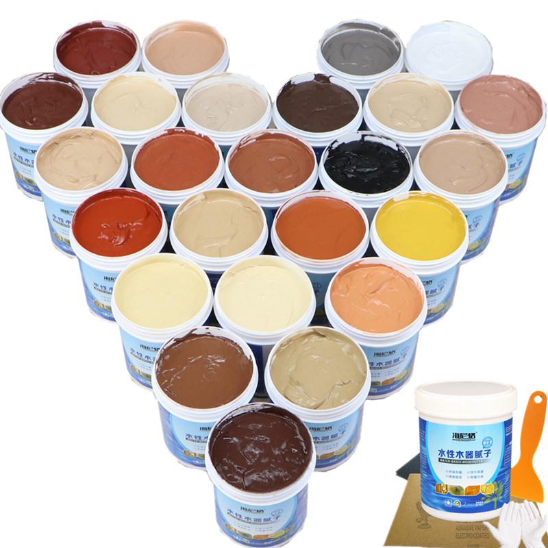 高效木材填补水性腻子环保原子灰木器补洞家具油漆修补膏堵木剂