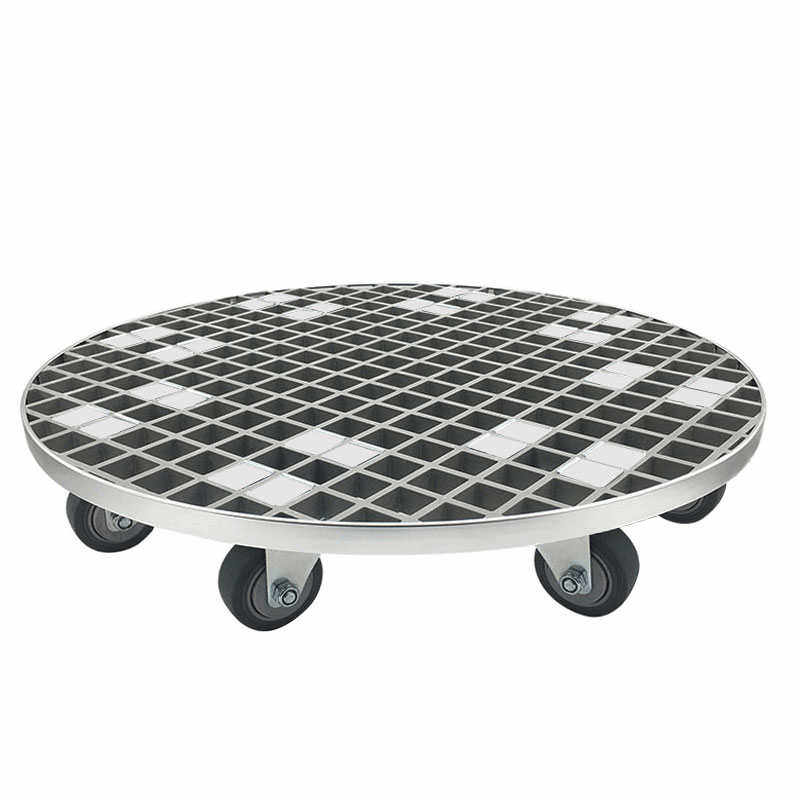户外圆形移动大花盆托盘带万向轮箱托架花种植鱼缸底座箱底座滚轮
