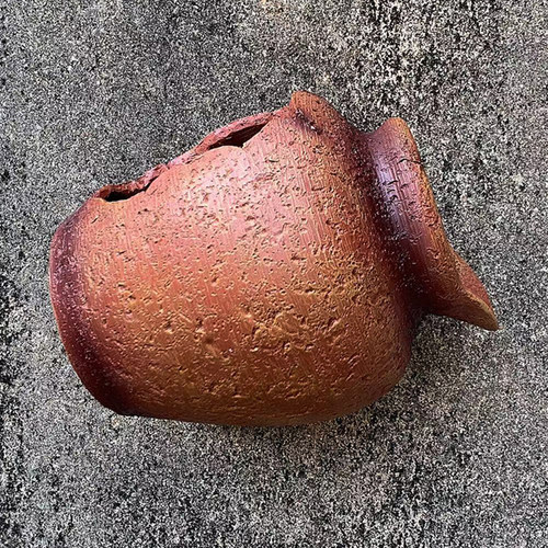 中式古风仿真壁挂陶罐鱼池水墙别墅庭院鱼池风景区DIY造景装饰品