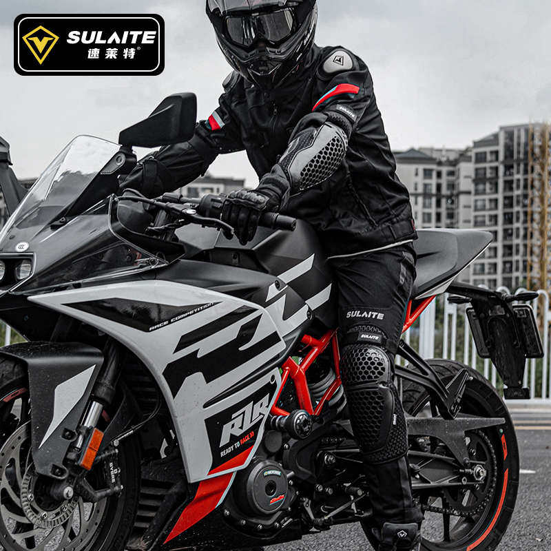 摩托车护膝骑行护具机车膝盖夏季男全套装备女士越野护套透气护肘