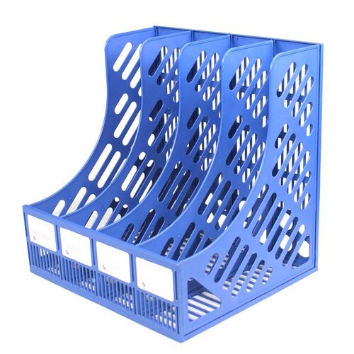 办公用品文件架四联文件框资料架文件栏筐桌面文件夹收纳创意书立