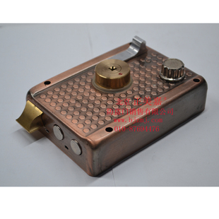 老日上防盗门锁芯边铜锁防盗锁装锁芯栅栏门木门外舌头门锁铜