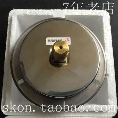 FTB油压表400KG6000PSI耐震压力表EN837-1液压表折弯机抗震100mm