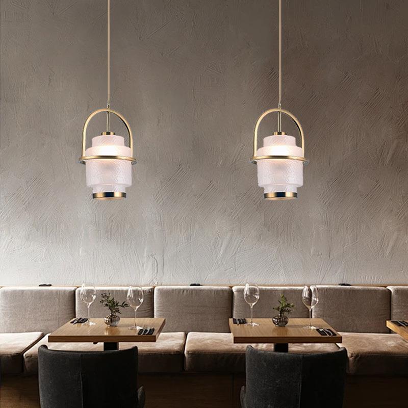 吧台吊灯创意简约轻奢风样板房餐厅客厅吧台玄关设计师酒吧小吊灯