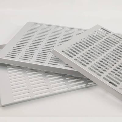 铝合冲11845孔蛋烤盘饼店陈列托金盘面包烤盘糕解冲冻盘孔烤盘订