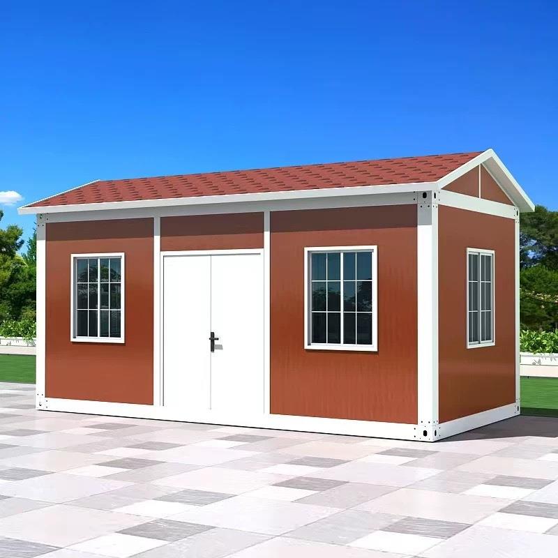 3m*5.95m集装箱移动活人动板免房家用住临时办公带玻室璃幕墙螺丝