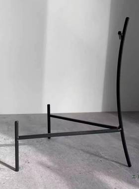 铁F99JTJ6J艺赏支盘子托架架碟茶饼大圆盘陈列架瓷盘底盘座盘子子