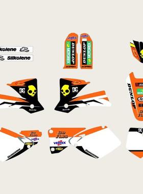 越野摩托车适贴车配01-02款KTMSX膜KTM贴纸画车贴贴花贴膜A