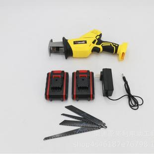 电无品牌/动往复伐充电式电锯动刀锯户外手提木锯锂马电马刀锯