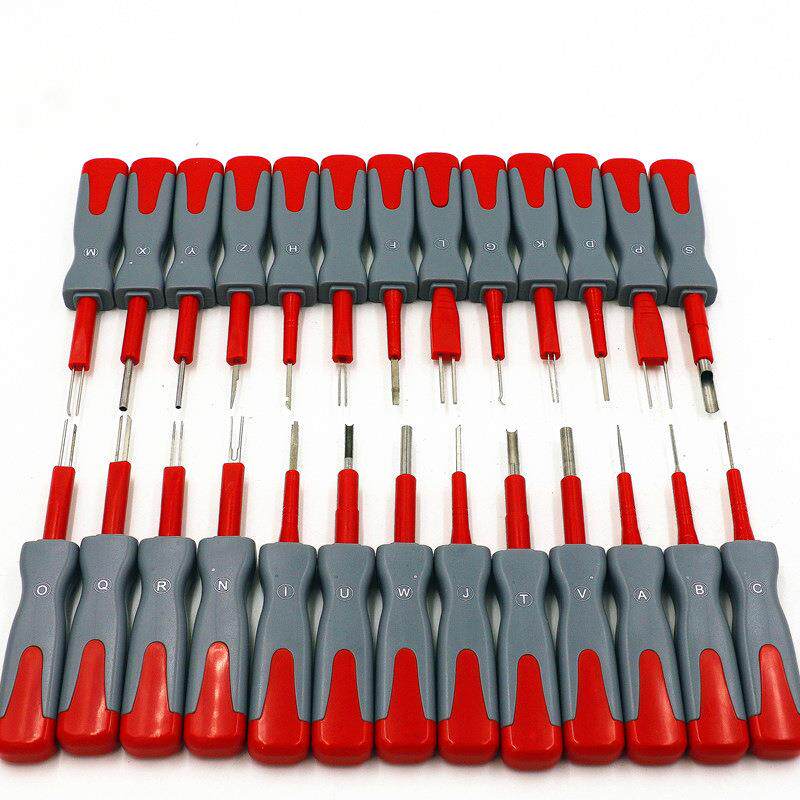 厂家现货子钛钢卸线束端子五金工具2件6汽车端拆退152针器工具