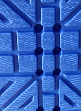 厂家双VRK吹塑叉托车托盘防滑库垫板塑料四面仓进面叉物流盘