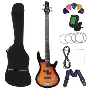 四弦电贝司套P-04装4弦门贝斯BASS入摇滚电出贝司IB贝演司吉他初