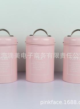 加厚烤15299漆镀锌封铁密条收纳罐食糖零果罐啡咖茶叶罐收纳桶