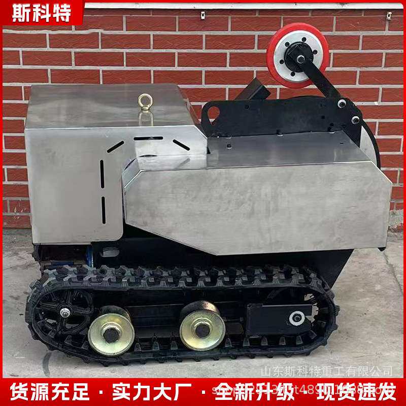坦克式桥梁拆除无线遥控拆除设备履带式绳锯机混凝土切割管桩切割