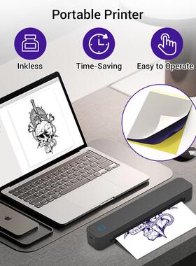 Tattoo printer纹身专用打印机商业可连接手机热敏打印机刺青打印