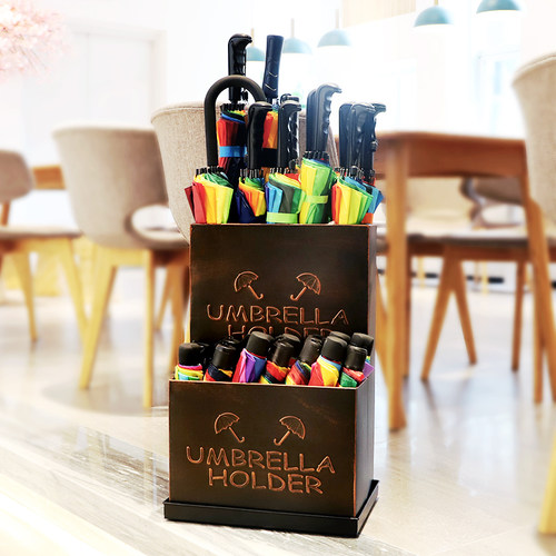 雨伞架雨伞收纳架家用伞架进门伞桶创意酒店大堂雨伞放置架商用