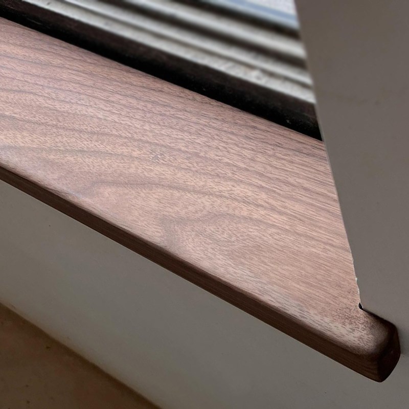 北美黑胡桃木窗台板 飘窗包边实木板材原木木料加工木质定制桌面