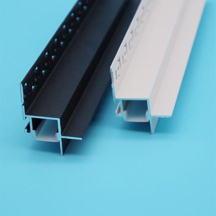 超窄led嵌入式线型灯槽悬浮吊顶洗墙灯槽暗装铝槽预埋反光线条灯