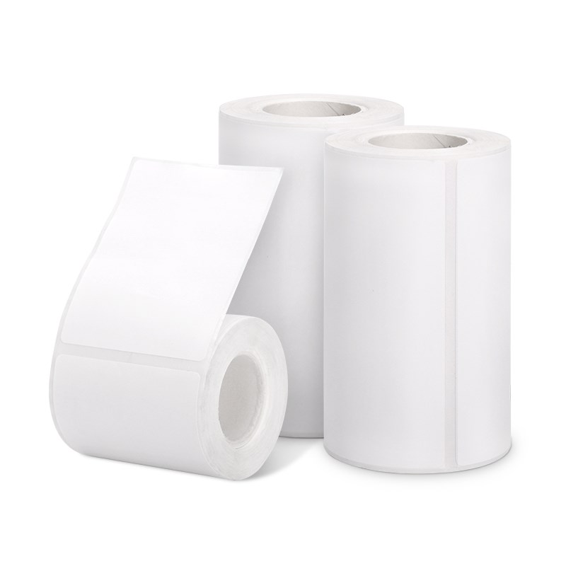 德佟DP30S/DP80热敏标签机打印纸宽幅大尺寸热食品不干胶标签纸