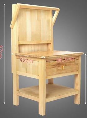 画架支架式可升降画桌实木画架带抽屉美术画室桌子多功能画架