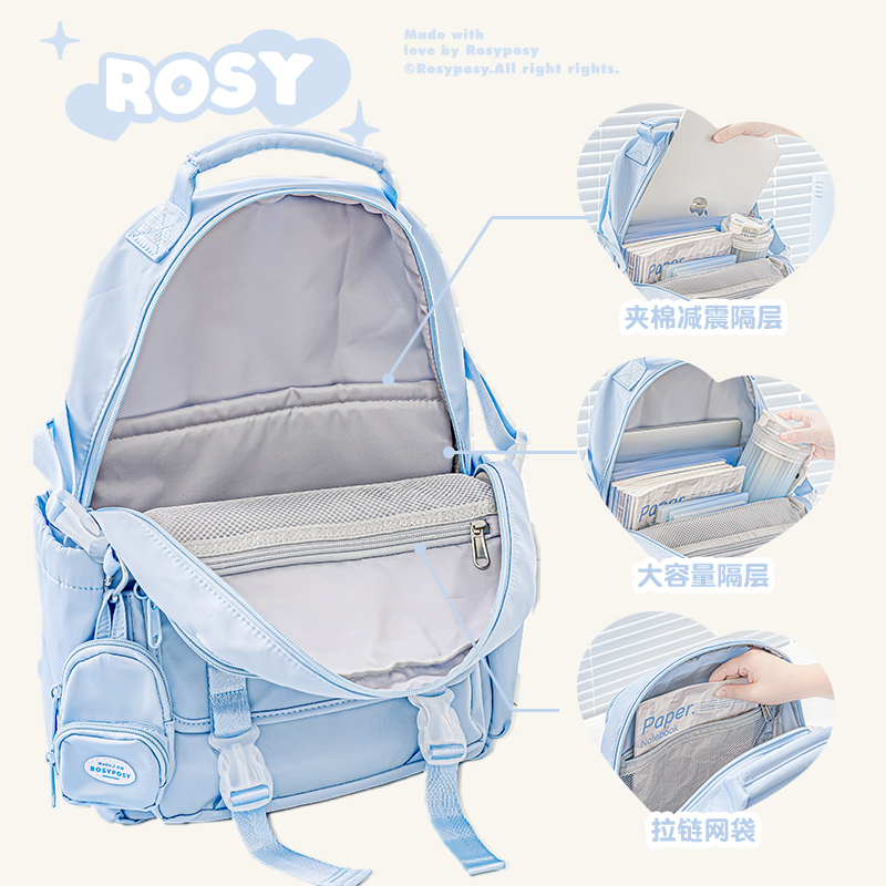 本小姐书包儿童高初中生双肩包大容量中小学生男生女孩2023年新款