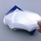 剪发刘海贴遮挡脸护眼烫染发工具焗油理发一次性透明面罩美发用品