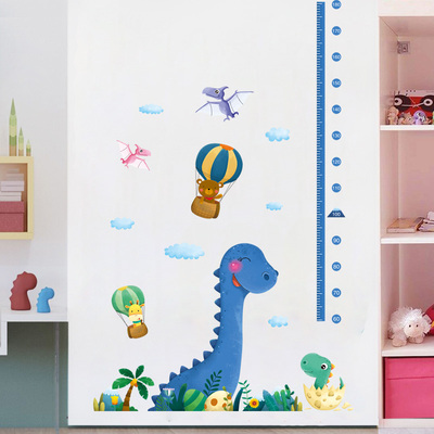 儿童身高贴3d立体家用卧室门贴装饰贴纸测量宝宝记录身高墙纸自粘