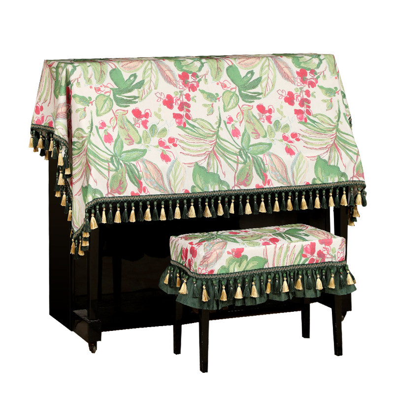 梦境花园 钢琴电钢琴防尘罩钢琴罩盖布装饰盖巾高端网红 北美风