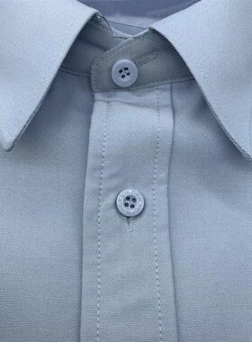 新款消防内衬衣加绒保暖常服长袖内衬休闲纯蓝色白色商务衬衣衬衫