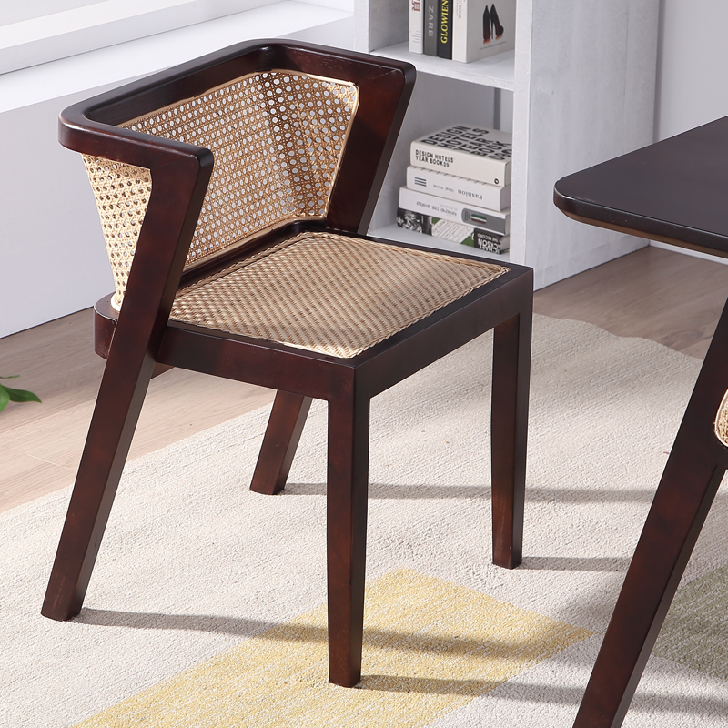 阳台小桌椅三件套茶几组合收纳休闲藤椅网红简约实木看书喝茶桌椅