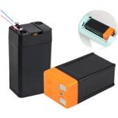 康铭电蚊拍充电式 电池配件18650锂电池灭电蝇拍铅酸蓄4.2V手电筒