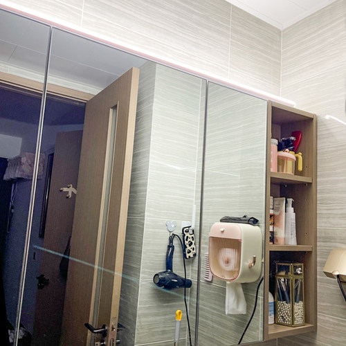 镜前灯卫生间化妆镜子补光免打孔布线安装插电镜柜专用浴室梳妆台