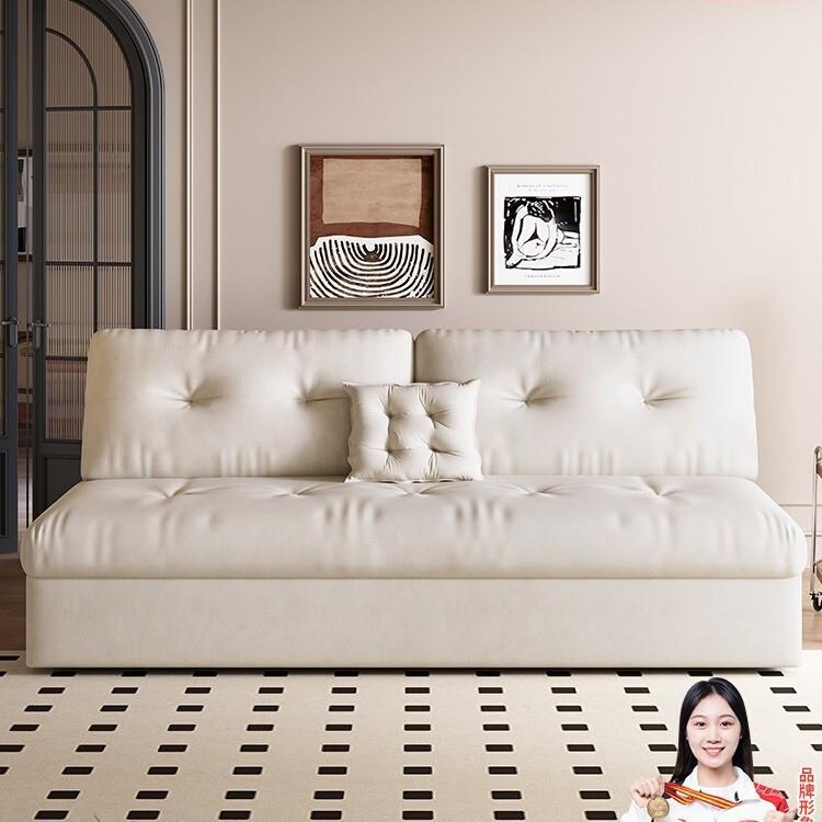 云朵沙发无扶手沙发客厅可以当床单人折叠沙发床两用小户型伸缩床