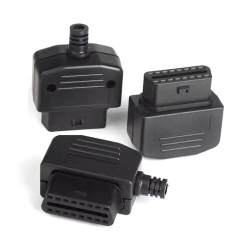 汽车OBD2 母头 诊断接口 OBD OBD2 外壳装配式 侧面出线