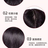 全真发头模真发学徒练手剪发美发假人头模特头公仔头可烫染吹剪