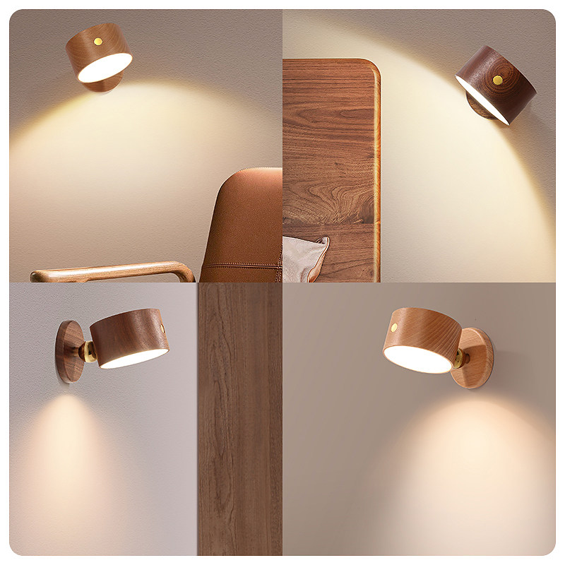 免布线免接线免打孔壁灯充电床头灯无线免钉墙壁新款主卧室小夜灯,家装灯饰光源,壁灯,淘宝优惠券,粉丝福利购,淘宝优惠卷